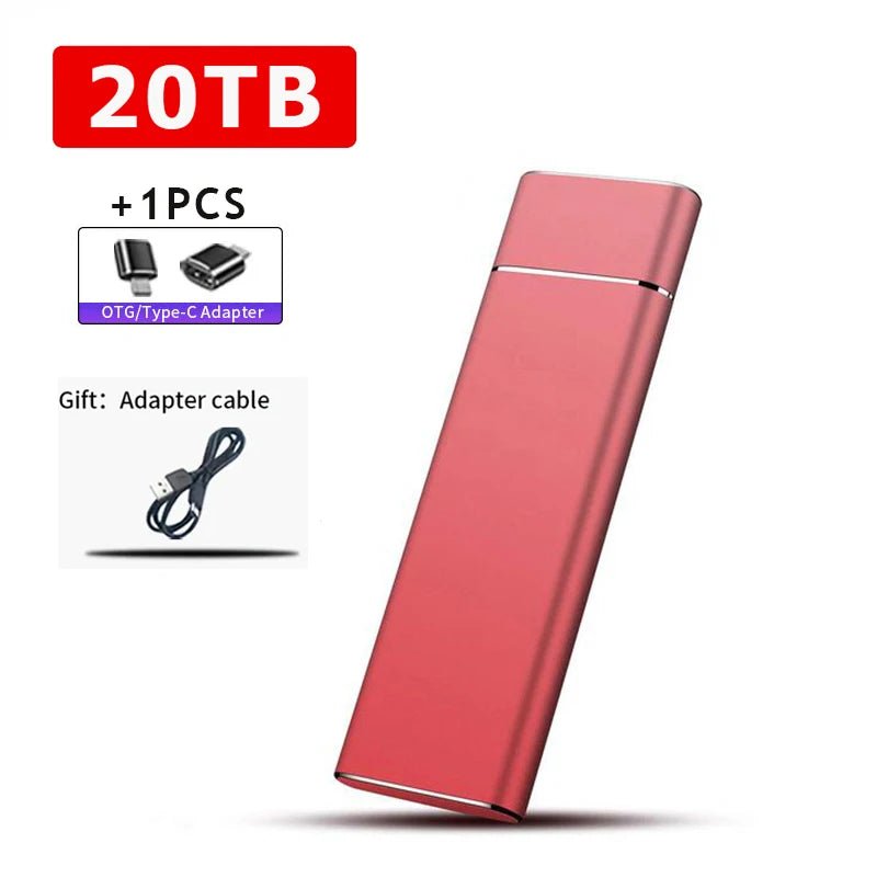 SSD External SSD Externo 2TB / 20TB / 30TB — Tipo - C & USB 3.1, Ultra Rápido e Compacto disponível em TokenPI Store