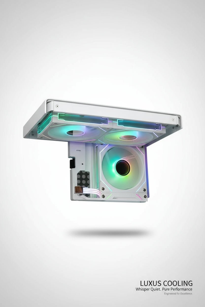 Cooler Fans JUMPEAK MX120 360mm Ventoinhas ARGB Sem Fio Para PC disponível em TokenPI Store