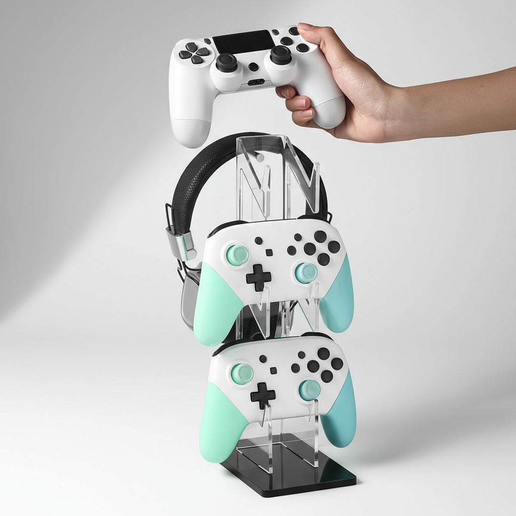 Suporte Universal Suporte Universal LOKPAD A21 | 3 Camadas | Para Headset e Controles | PS4 / PS5 / Xbox / Switch