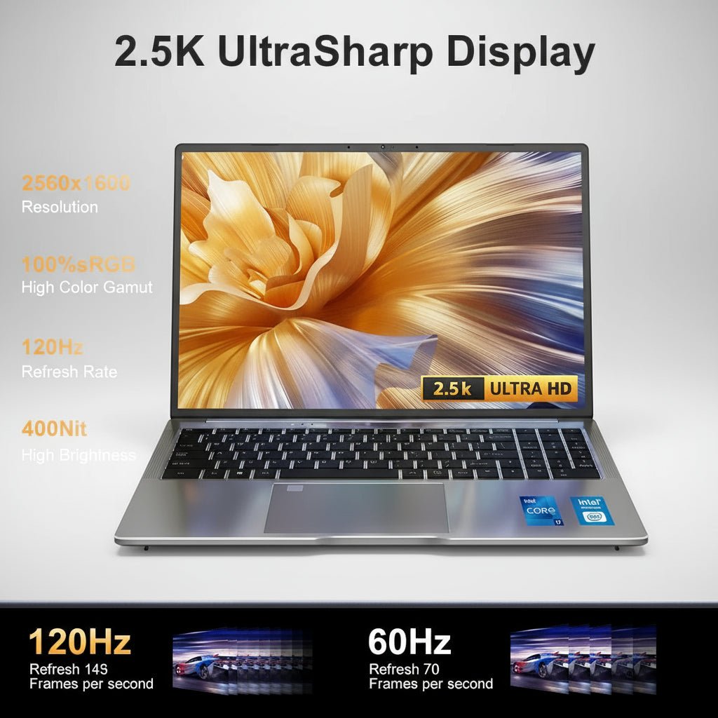 Laptop Laptop 17” i7-13620H – 16GB RAM | 1TB SSD | 120 Hz | Teclado Retroiluminado | Windows 11 Pro em TokenPI Store