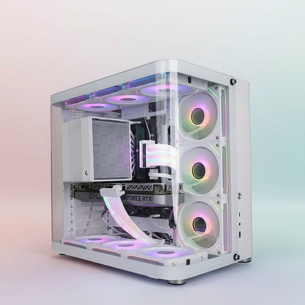 Cooler Fans JUMPEAK MX120 360mm Ventoinhas ARGB Sem Fio Para PC disponível em TokenPI Store