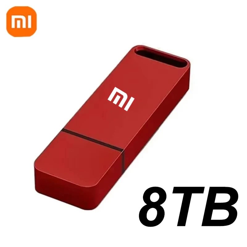 Pen Drive Pen Drive Xiaomi USB 3.2 | 4TB / 8TB | USB-C + USB 3.2 | Alta Velocidade, Metálico e Impermeável em TokenPI Store