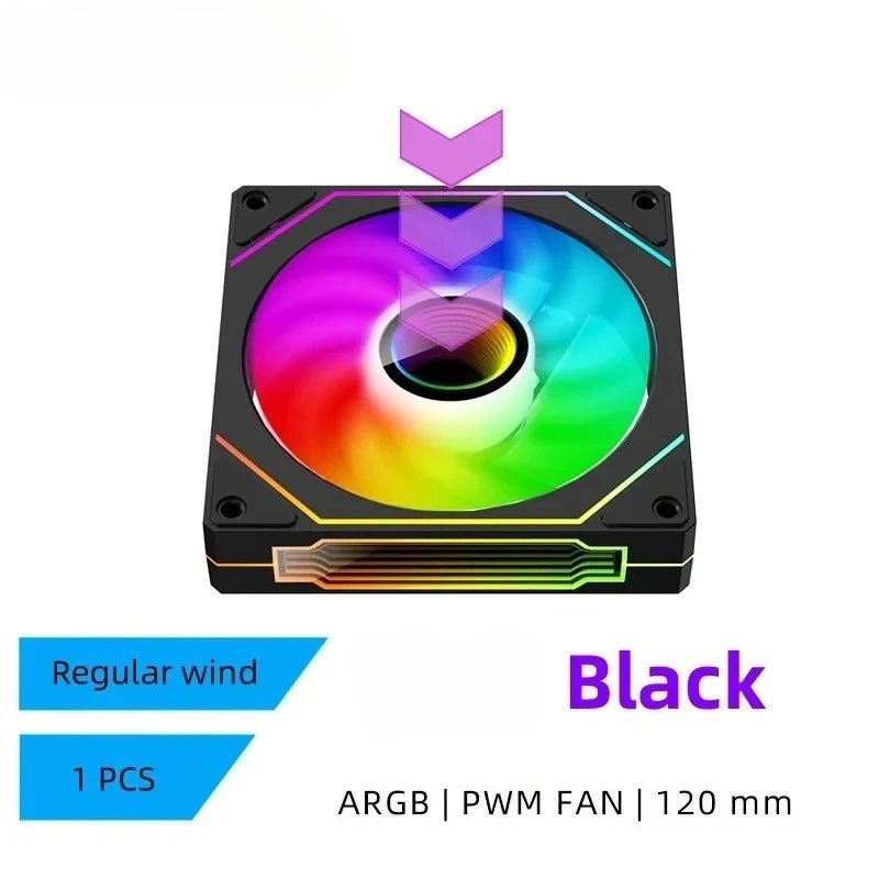 Cooler Fans Ventoinha Silenciosa Premium 120mm - UF-1 PRISM 4 PRO disponível em TokenPI Store