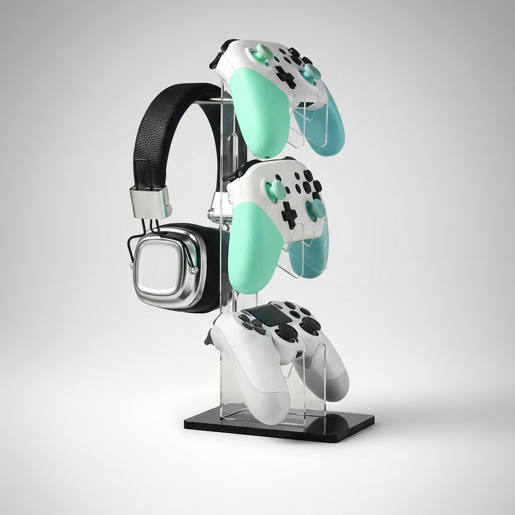 Suporte Universal Suporte Universal LOKPAD A21 | 3 Camadas | Para Headset e Controles | PS4 / PS5 / Xbox / Switch