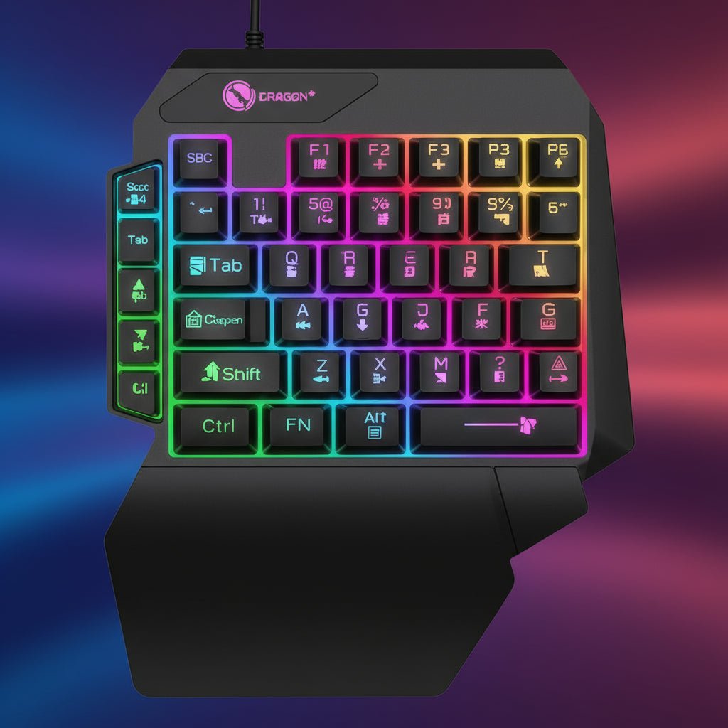 Keyboard 35 teclas com uma mão mini teclado disponível em TokenPI Store