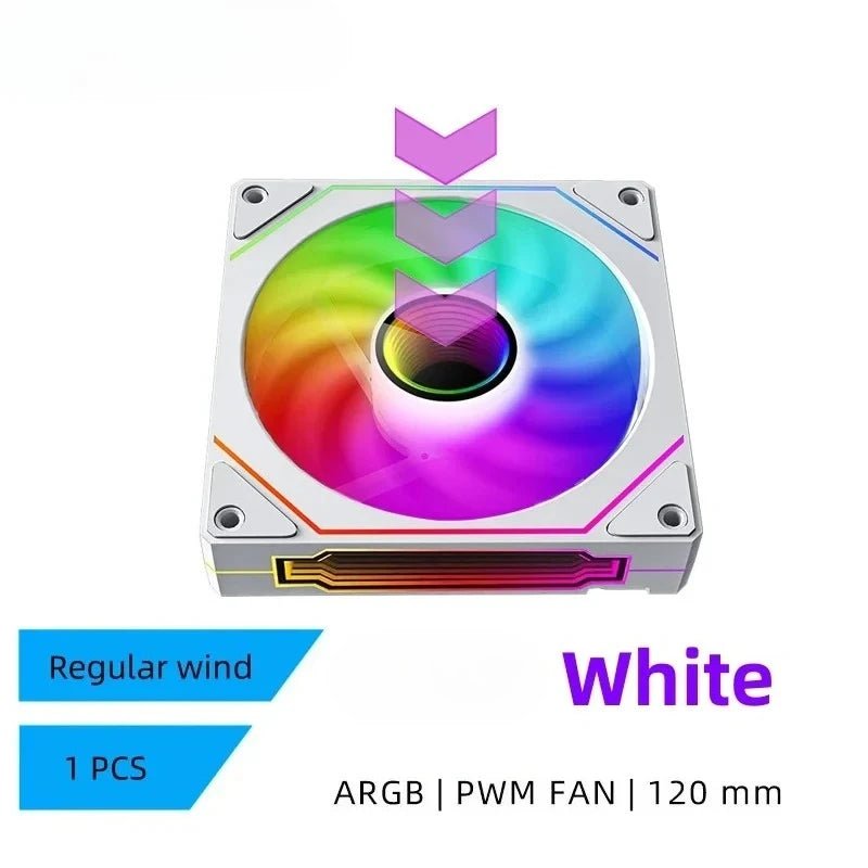Cooler Fans Ventoinha Silenciosa Premium 120mm - UF-1 PRISM 4 PRO disponível em TokenPI Store