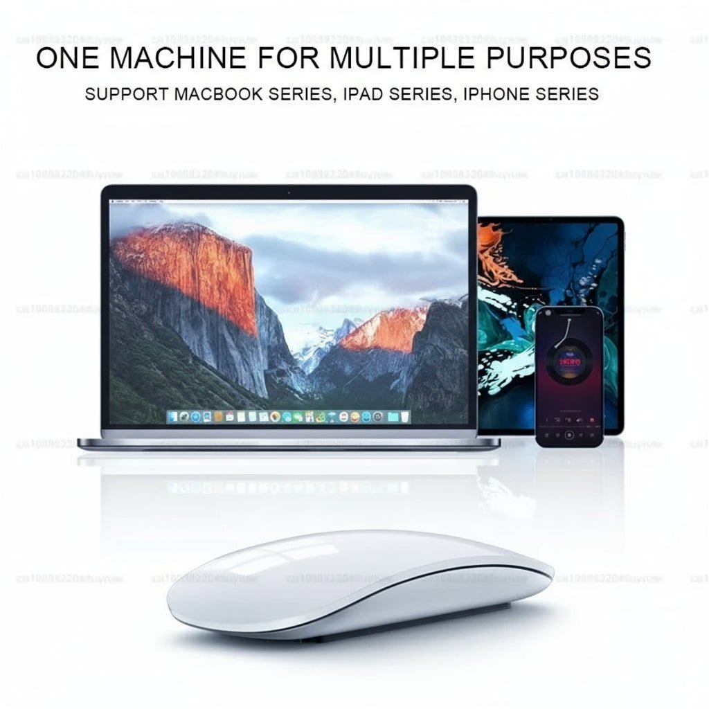 Mouse Rato Bluetooth Sem Fio Jiansu Mini — Recarregável, Silencioso e Portátil MAC OS disponível em TokenPI Store