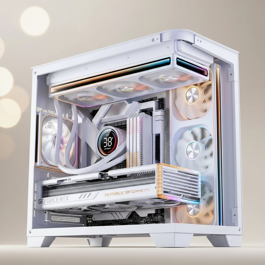 Cooler Fans Ventoinha JONSBO ZA Series ARGB 120mm — Alto Fluxo de Ar & Iluminação Premium disponível em TokenPI Store