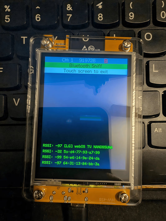 ESP32 CYD 2432r028 Marauder Mar-x-Auder device Wi-Fi Bluetooth offensive and defensive tools enable secure & reliable wireless