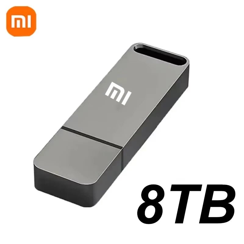 Pen Drive Pen Drive Xiaomi USB 3.2 | 4TB / 8TB | USB-C + USB 3.2 | Alta Velocidade, Metálico e Impermeável em TokenPI Store
