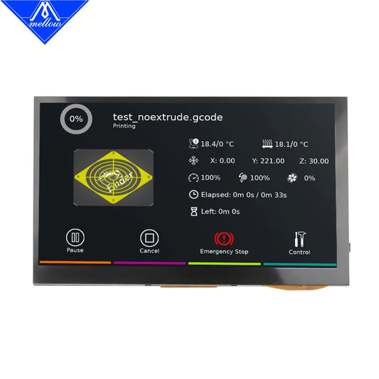 Mellow FLY HDMI7 LCD HDMI Display Touch Screen For DIY 3D Printer Parts VzBoT Voron Accessories For Raspberry Pi Fly Pi C8 Lite2