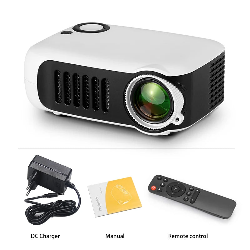 Video Projector Mini Projetor Portátil HDMI Cinema Em Casa Para Jogos 1080p disponível em TokenPI Store