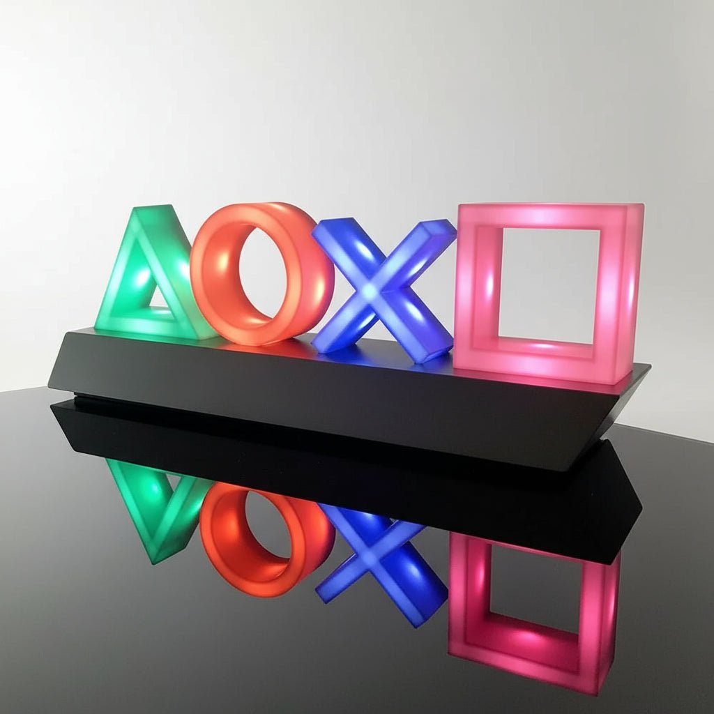 Ps5 Lights Luz Ícone Jogo PS4 PS5 LED Decorativa Com Controle De Voz disponível em TokenPI Store