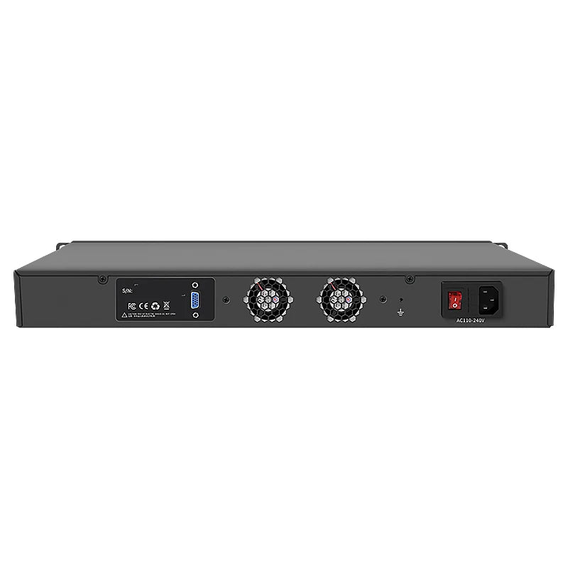 Partaker Firewall Hardware VPN Firewall Appliance 6 x LAN 4 x 10G SFP Intel Quad Core C3758 C3958 1U Firewall Server OPNsense