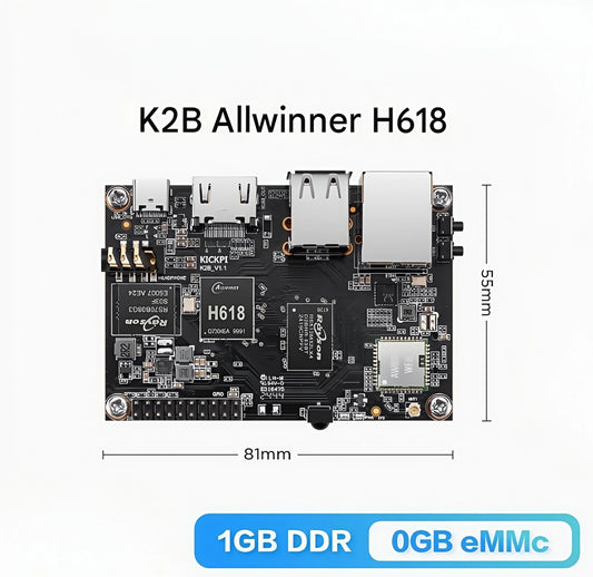 KICKPI K2B H618 motherboard embedded arm core board ai IoT WIFI bluetooth