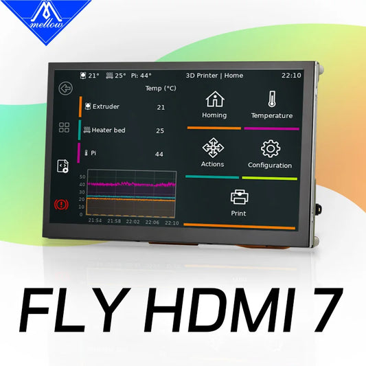 Mellow FLY HDMI7 LCD HDMI Display Touch Screen For DIY 3D Printer Parts VzBoT Voron Accessories For Raspberry Pi Fly Pi C8 Lite2
