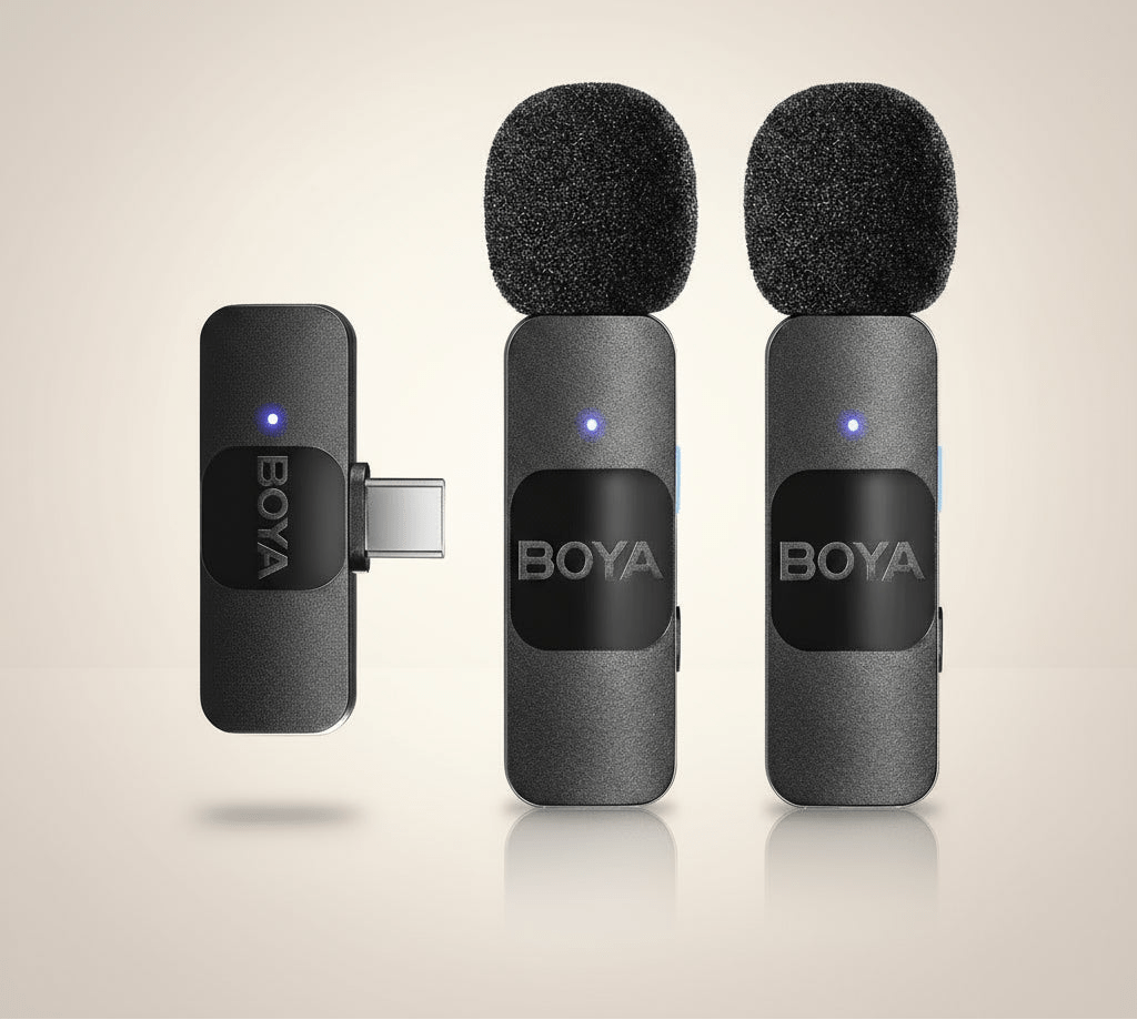 Microphone Microfone Boya BY - V2 Premium — Áudio Profissional e Liberdade Total disponível em TokenPI Store