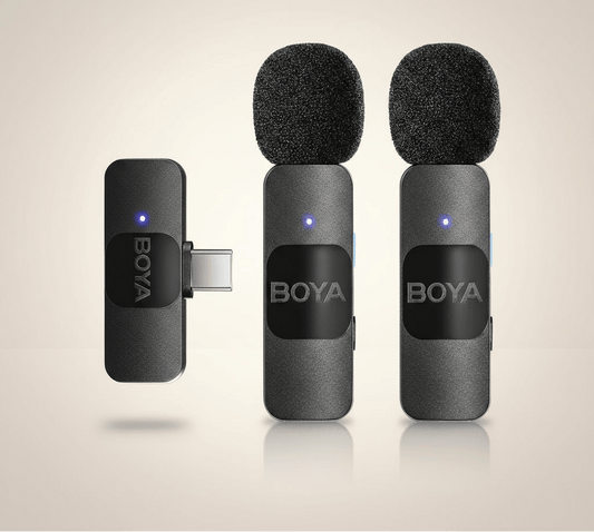 Microphone Microfone Boya BY - V2 Premium — Áudio Profissional e Liberdade Total disponível em TokenPI Store