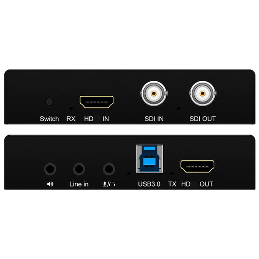 SDI USB 3.0 Video Audio Capture Card with SDI/HD Loop out Grabber Dongle Game Streaming Equipment Live Broadcast CAPTURE Card