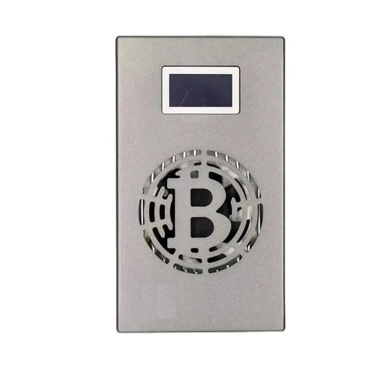 New Bitcoin Lucky Miner 500G/S BM1366 Asic Chip Mini Silent Cryptocurrency Mining Machine with Power Supply EU Plug