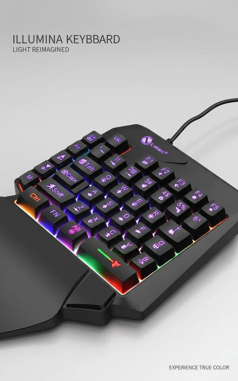Keyboard 35 teclas com uma mão mini teclado disponível em TokenPI Store