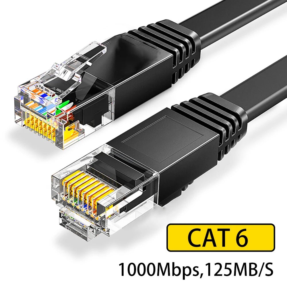 Cat6 Cabo ethernet cat6 cabo plano gigabit de alta velocidade 1000mbps disponível em TokenPI Store
