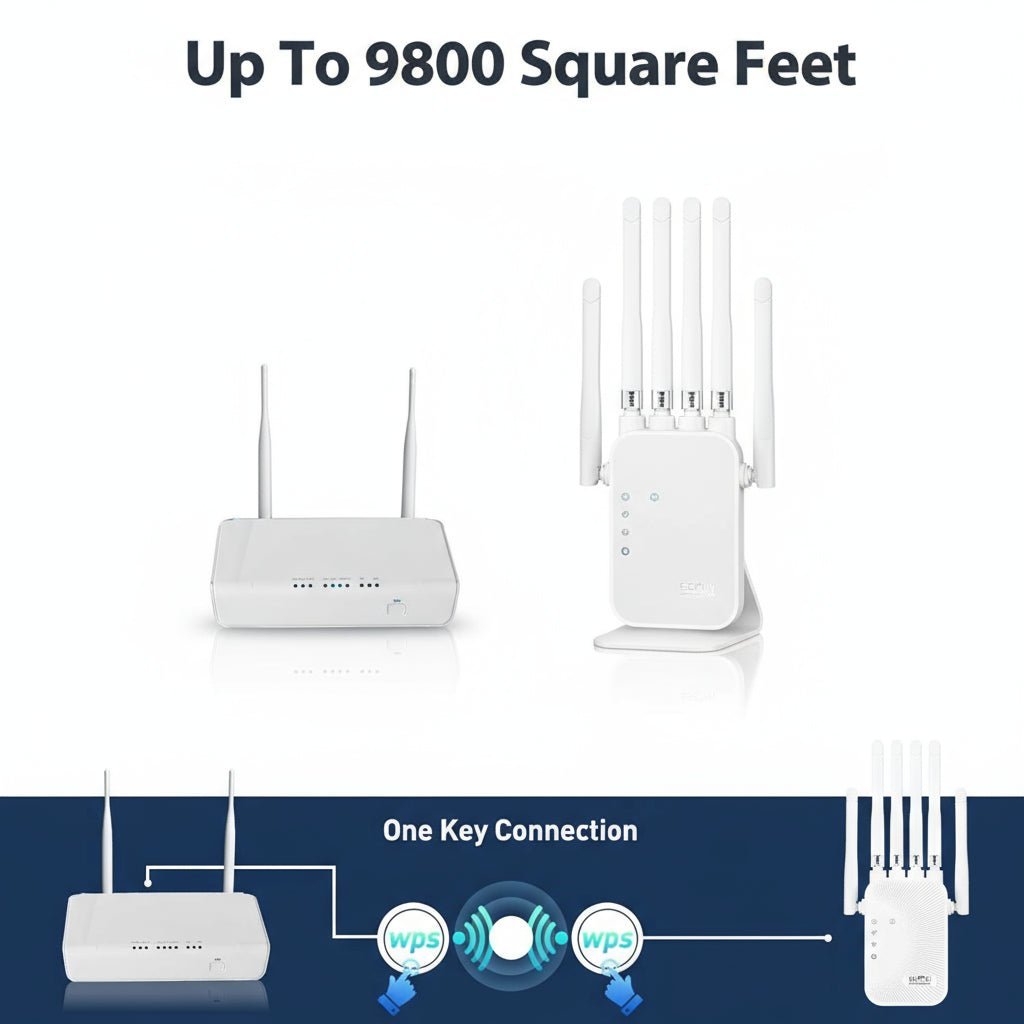 Wifi Repeater Amplificador wi - fi banda dupla 2.4g 5g disponível em TokenPI Store