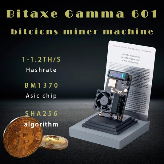 Bitaxe Gamma 601 1.2th/s 18W Open Source Bitcoin Miner