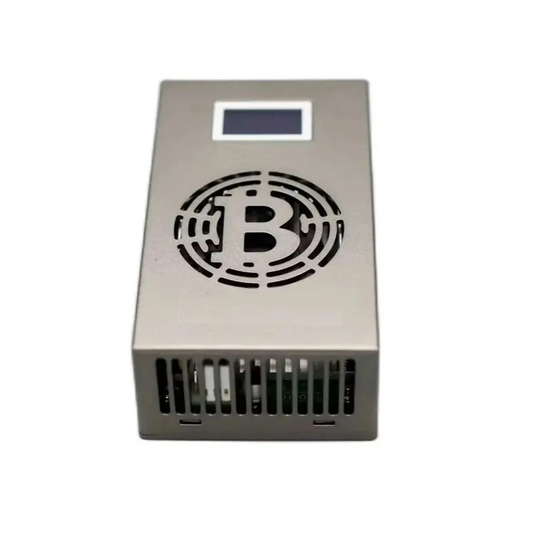 New Bitcoin Lucky Miner 500G/S BM1366 Asic Chip Mini Silent Cryptocurrency Mining Machine with Power Supply EU Plug