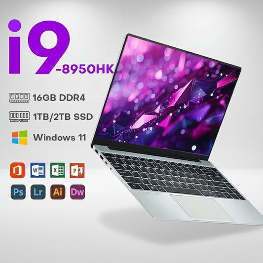 Laptop Laptop 14.1” i9-8950HK – 16GB RAM | SSD até 2TB | Full HD IPS | Multiuso | Windows 11 Pro em TokenPI Store