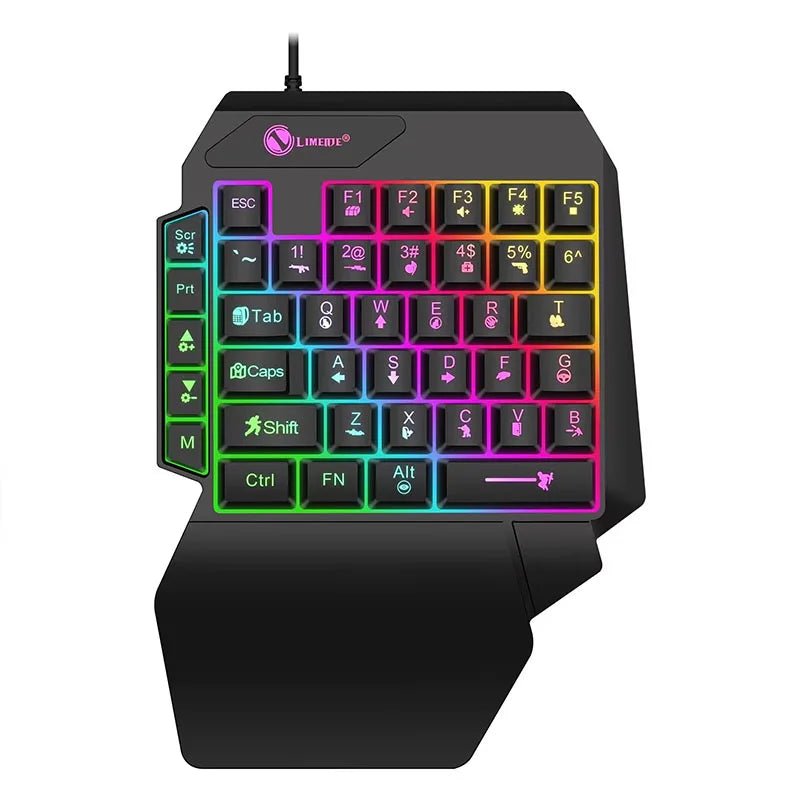 Keyboard 35 teclas com uma mão mini teclado disponível em TokenPI Store