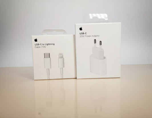 Usb-c Charger Carregador USB-C 20W + Cabo USB-C para Lightning | Carregamento Rápido ⚡ | iPhone & iPad em TokenPI Store