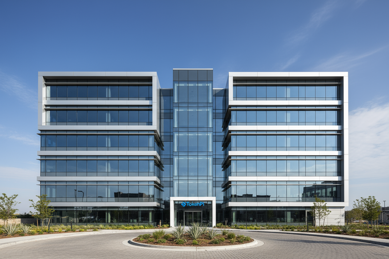 Gera me um edificio tokenpi algo modeno mas não muito grande 