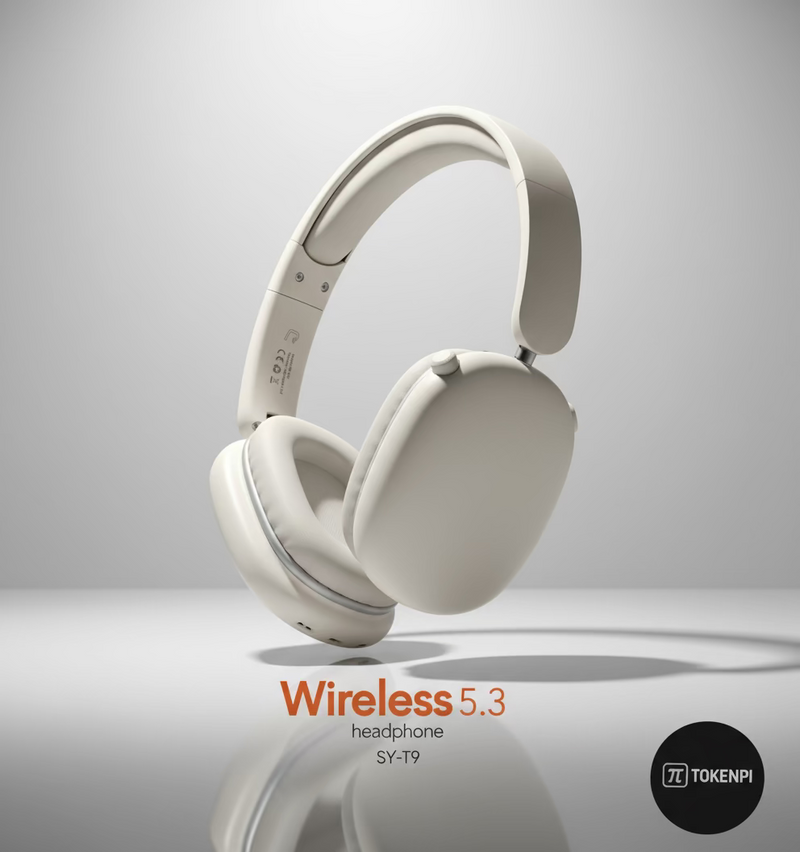 Headphones Auscultadores Sem Fios Hi-Fi — Bluetooth 5.3 | ANC | Alta Fidelidade & Conforto Premium em TokenPI Store
