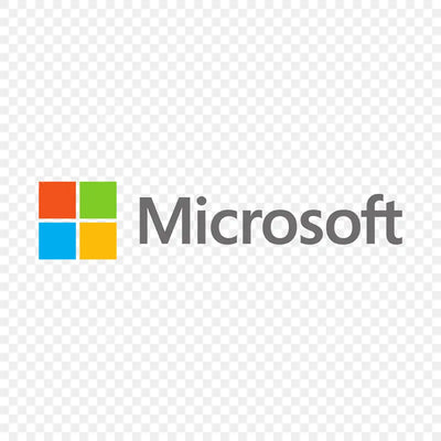 Logótipo da Microsoft com uma grelha de quatro quadrados em vermelho, verde, azul e amarelo, com a palavra 'microsoft' escrita ao lado.