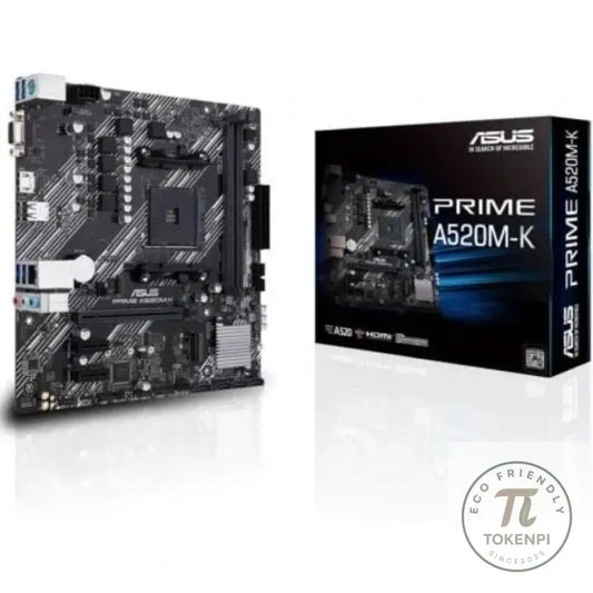 Placa Base Asus AMD Prime A520M Desempenho Fiável para Computadores