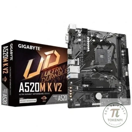 Placa Base Gigabyte A520M Desempenho Fiável para Computadores
