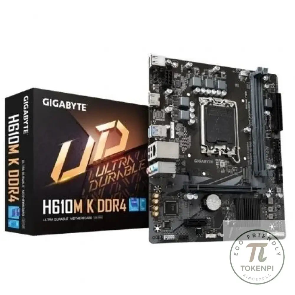 Placa Base Gigabyte H610M K DDR4 Desempenho Fiável para Computadores