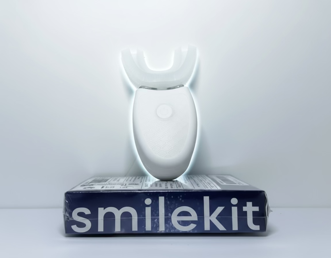 SmileKit Kit Profissional de Branqueamento Dentário LED — Recarregável e Sem Fios | Clareamento Avançado em TokenPI Store